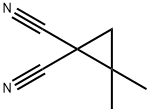 2,2-ジメチル-1,1-シクロプロパンジカルボニトリル 化学構造式