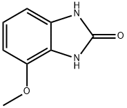 4-甲氧基-1,3-二氢-苯并咪唑-2-酮, 69053-51-6, 结构式