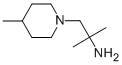 1,1-二甲基-2-(4-甲基-哌啶-1-基)-乙胺 结构式