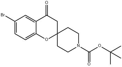 TERT-BUTYL6-BROMO-4-OXO-3,4-DIHYDRO-1'H-SPIRO[CHROMENE-2,4'-PIPERIDINE!-1'-CARBOXY