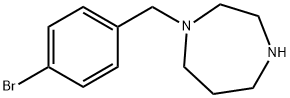 1-(4-溴苄基)-1,4-二氮杂卓, 690632-73-6, 结构式
