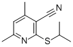 2-(ISOPROPYLSULFANYL)-4,6-DIMETHYLNICOTINONITRILE Structure