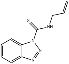 苯并三唑-1-羧硫代酸烯丙基酰胺, 690634-06-1, 结构式