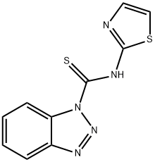 苯并三唑-1-硫代羧酸-2-噻唑酰胺,690634-07-2,结构式