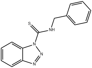 苯并三唑-1-羧硫代酸苄胺 结构式