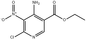 4-氨基-6-氯-5-硝基烟酸乙酯, 690635-35-9, 结构式