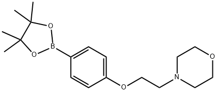 4-(2-吗啉乙氧基)苯基硼酸频哪醇酯, 690636-28-3, 结构式