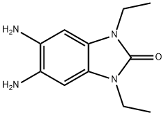 2H-Benzimidazol-2-one,5,6-diamino-1,3-diethyl-1,3-dihydro-(9CI) 结构式