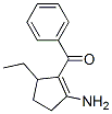 Methanone, (2-amino-5-ethyl-1-cyclopenten-1-yl)phenyl- (9CI) Structure