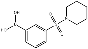 3-(PIPERIDIN-1-YLSULFONYL)PHENYLBORONIC ACID Struktur