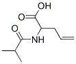 4-Pentenoic  acid,  2-[(2-methyl-1-oxopropyl)amino]- 化学構造式
