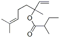 2-Methylbutyric acid 1-ethenyl-1,5-dimethyl-4-hexenyl ester|