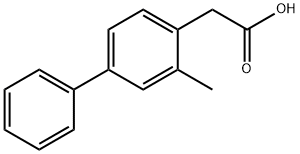 3-甲基-4-联苯乙酸,6908-55-0,结构式