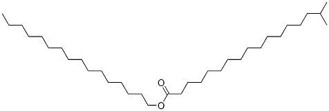 hexadecyl isooctadecanoate 结构式