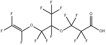 3-[1-[Difluoro[(trifluoroethenyl)oxy]methyl]-1,2,2,2-tetrafluoroethoxy]-2,2,3,3-tetrafluoropropanoic acid|