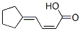 2-Butenoicacid,4-cyclopentylidene-,(2Z)-(9CI),690966-00-8,结构式