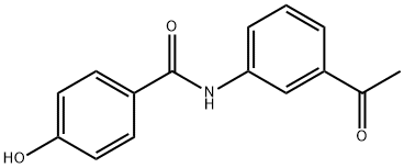 Benzamide, N-(3-acetylphenyl)-4-hydroxy- (9CI) 结构式