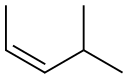 cis-4-Methyl-2-pentene Structure