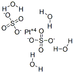 PLATINUM SULFATE TETRAHYDRATE 化学構造式