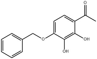 1-(4-(benzyloxy)-2,3-dihydroxyphenyl)ethanone Structure