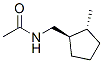 Acetamide, N-[(2-methylcyclopentyl)methyl]-, trans- (9CI) Structure