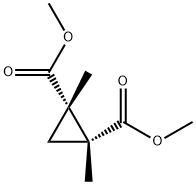 1,2-二甲基环丙烷-1,2-二甲酸二甲酯, 6914-70-1, 结构式