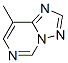 5-methyl-1,3,7,9-tetrazabicyclo[4.3.0]nona-2,4,6,8-tetraene Struktur