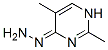 4(1H)-Pyrimidinone, 2,5-dimethyl-, hydrazone (9CI),69142-12-7,结构式
