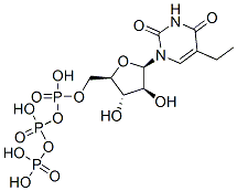 1-beta-arabinofuranosyl-5-ethyluracil 5'-triphosphate Struktur
