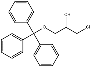 1-クロロ-3-O-トリチル-2-プロパノール 化学構造式