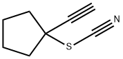 Thiocyanic acid, 1-ethynylcyclopentyl ester (9CI) 化学構造式