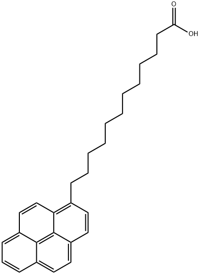 1-芘十二酸,69168-45-2,结构式