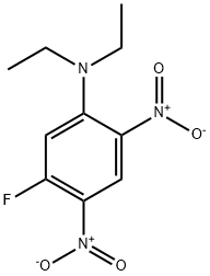 N,N-DIETHYL-2,4-DINITRO-5-FLUOROANILINE* Struktur