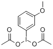 BIS(ACETATO-O)(3-METHOXYPHENYL)IODINE Struktur