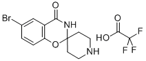 6-BROMO-4-OXO-3,4-DIHYDROSPIRO(2H)-BENZO(E)[1,3]OXAZINE-2,4'-PIPERIDINE TRIFLUOROACETIC ACID SALT|6-溴-4-氧-3,4-二氢螺环[(2H)-苯并(E)[1,3!恶嗪-2,4'-哌啶三氟-