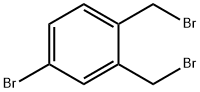 4-ブロモ-1,2-ビス(ブロモメチル)ベンゼン 化学構造式