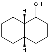 1-Naphthalenol, decahydro-, (4aS,8aS)- (9CI) Structure