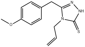 4-Allyl-5-(4-methoxy-benzyl)-4H-[1,2,4]triazole-3-thiol Struktur