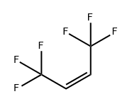 顺式-1,1,1,4,4,4-六氟-2-丁烯 结构式