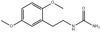 (2,5-Dimethoxyphenethyl)urea Struktur