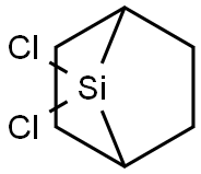 7,7-Dichloro-7-silabicyclo[2.2.1]heptane 结构式