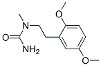 N-(2,5-ジメトキシフェネチル)-N-メチル尿素 化学構造式