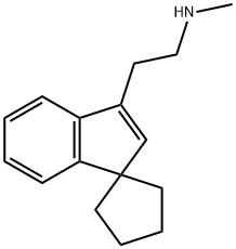 3'-[2-(Methylamino)ethyl]spiro[cyclopentane-1,1'-[1H]indene],69239-58-3,结构式