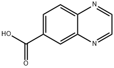 6-キノキサリンカルボン酸 化学構造式