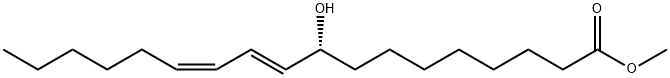 (10E,12Z,R)-9-Hydroxy-10,12-octadecadienoic acid methyl ester Struktur