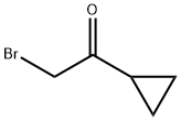 2-ブロモ-1-シクロプロピルエタノン 化学構造式