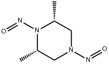 Piperazine, 2,6-dimethyl-1,4-dinitroso-, cis- (9CI) Structure