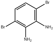 3,6-ジブロモ-o-フェニレンジアミン 化学構造式