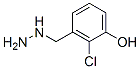 Phenol,  2-chloro-3-(hydrazinomethyl)-  (9CI) Struktur