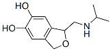 5,6-Isobenzofurandiol, 1,3-dihydro-1-[[(1-methylethyl)amino]methyl]- (9CI) 化学構造式